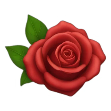 Red rose sticker