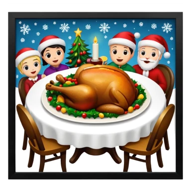 ceia de natal sticker