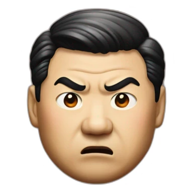 angry Xi Jinping sticker
