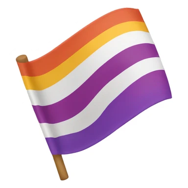 lesbian pride flag sticker