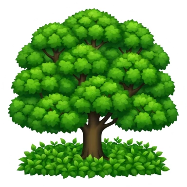 In our hometown, there’s plenty of trees sticker