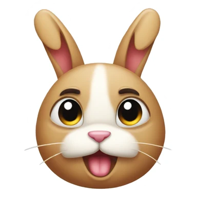 bunny unhappy sticker