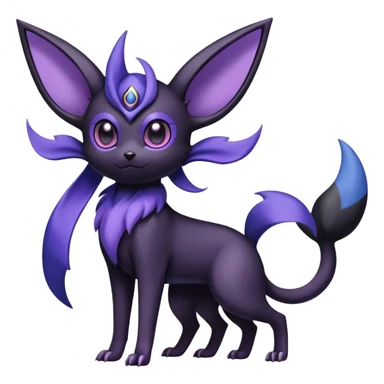 Noibat-Umbreon-Espeon-hybrid, full body sticker