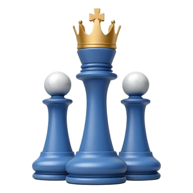 white plastic chess pieces, king, white, marble sticker