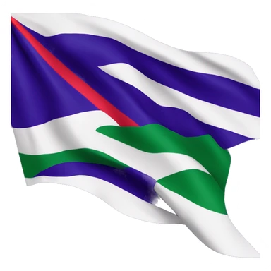 Flag of Gambia but the blue is purple sticker