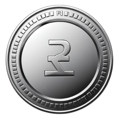 Indian rupees in coin sticker