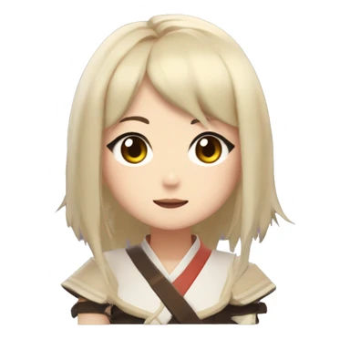 yae miko from genshin impact sticker