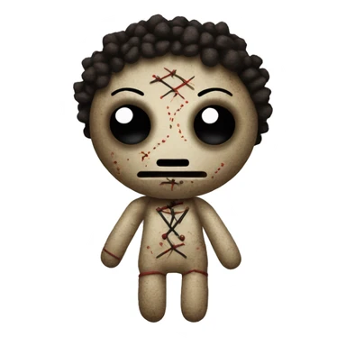 Traditional Voodoo doll  sticker