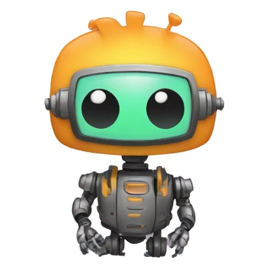 create bot logo using color 9B81F6; it has to be cute, tiny sticker