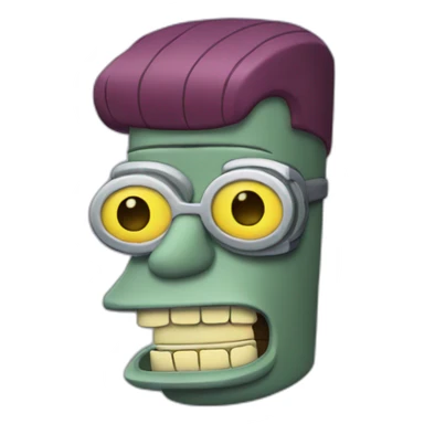 Bender from Futurama sticker