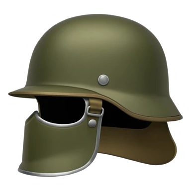 military simple helmet sticker