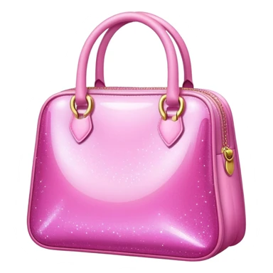 Pink bag baddie sparkles sticker