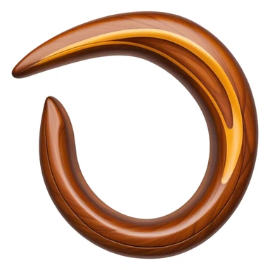 Cinematic Realistic image of a classic boomerang, rendered with detailed wood grain textures and vibrant colors, set against a sunlit outback landscape that emphasizes its iconic Australian heritage sticker