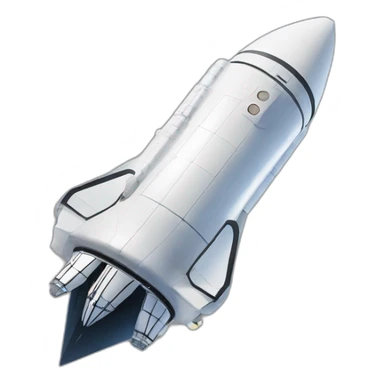 Spacex starship sticker