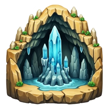Stalactite in nature sticker