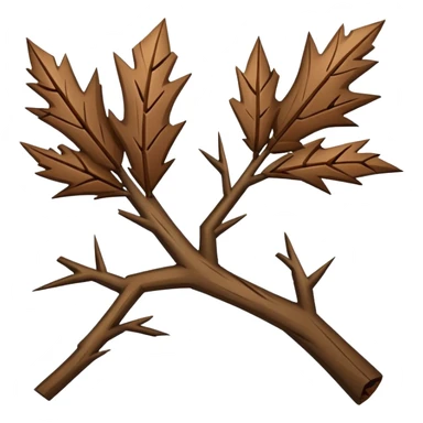 broken branch sticker