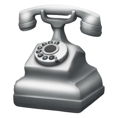 Ghotic old phone sticker