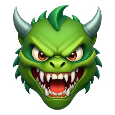 Scary monste sticker