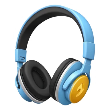 Headphones brown or white sticker