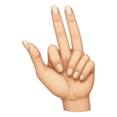 Middle finger with rolling eyes sticker