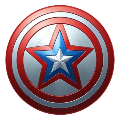 Captain america sheild sticker