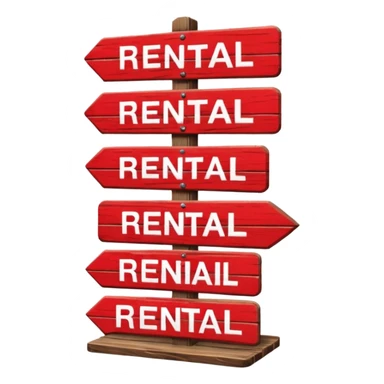Rent sticker