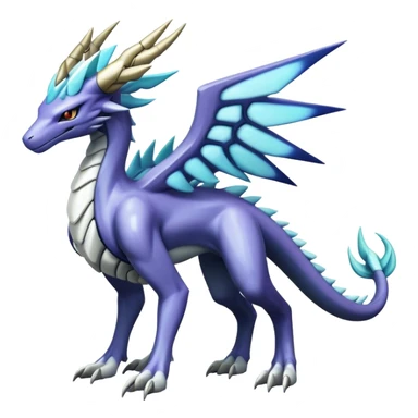  Cool Edgy Shiny Godly Ethereal Digimon-Suicune-Dialga-Reptile full body sticker