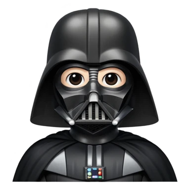 Happy Darth Vader sticker