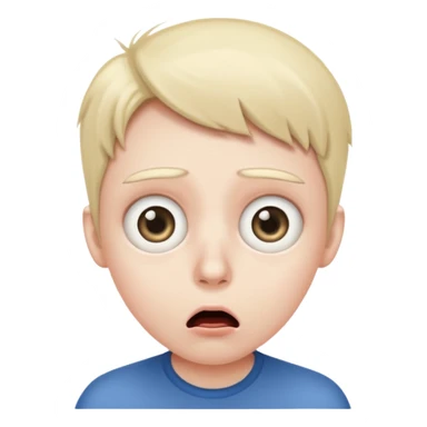 Person shocked face sticker