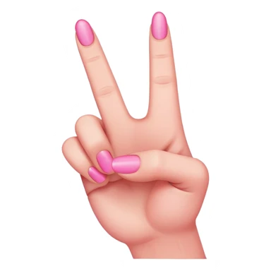 middle finger pink  sticker