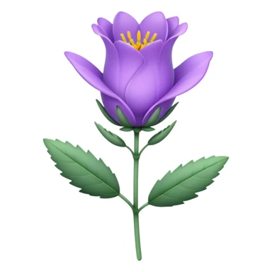 lavanda flower sticker