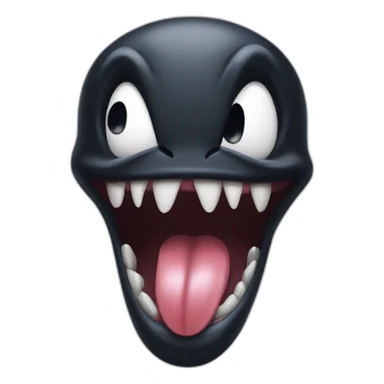 Venom tongue out   sticker