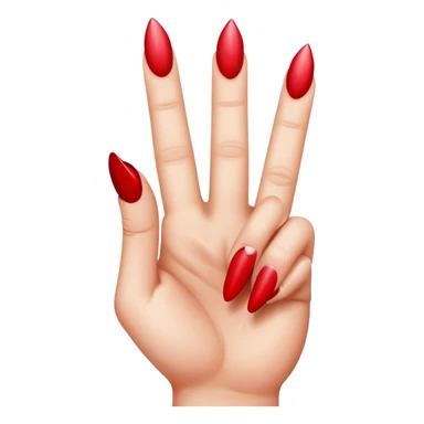 middle finger with a kiss sticker