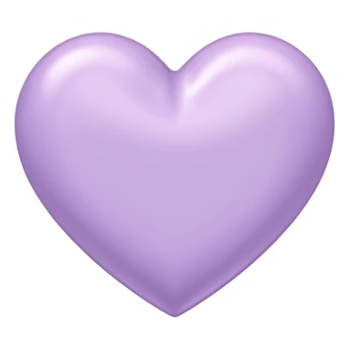 pastel lilac heart sticker