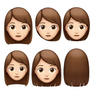 Hairloss emoji sticker