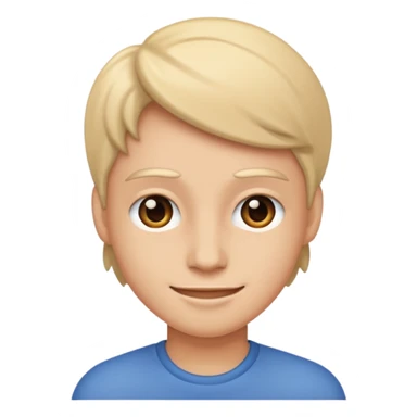 Resigned smile sticker