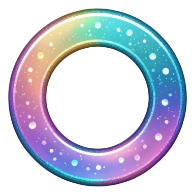 Glitter inner ciclo sticker