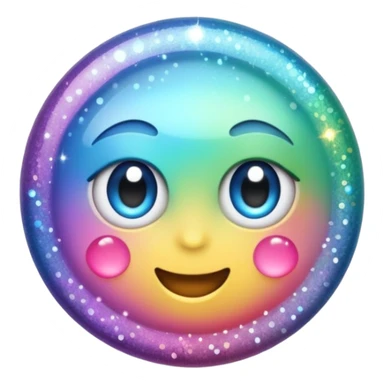 Glitter silent killer sticker