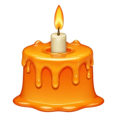 404 dripping and lit like a candle sticker