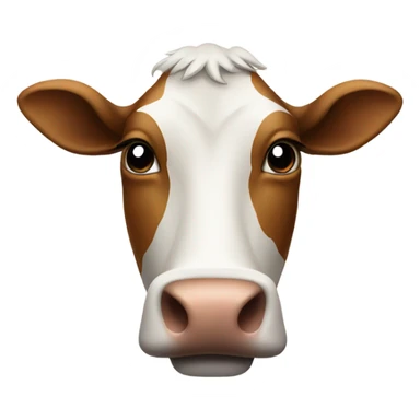 Disappearing cow sticker