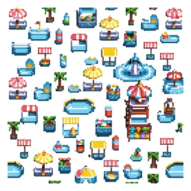 water park fun fair sticker