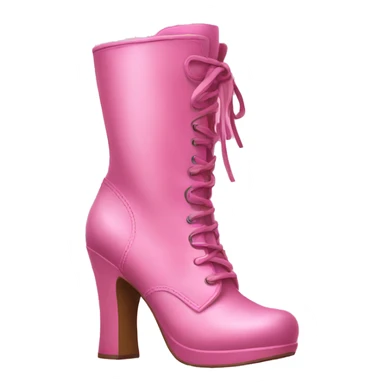 Pink heeled boots sticker