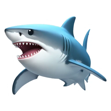 Shark with laser on its head sticker