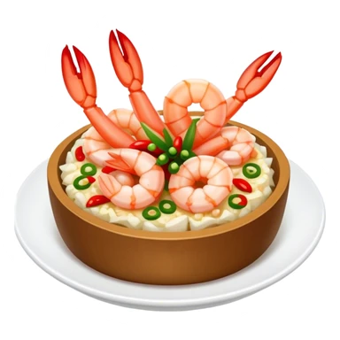Pintxo de crevettes à l’ail et au piment sticker