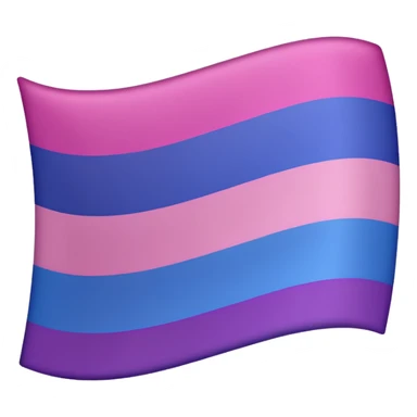 Bisexual pride flag sticker