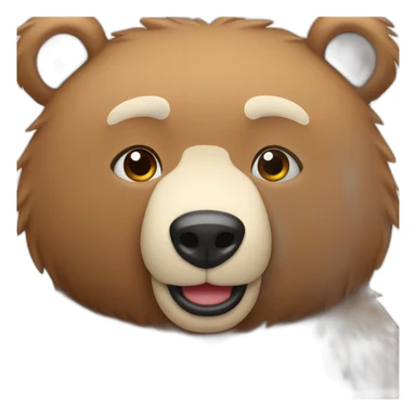 poutin on a bear sticker