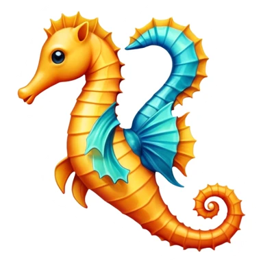 cute seahorse sticker