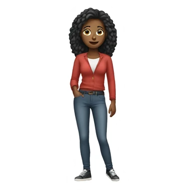 Woman with tight pants sticker