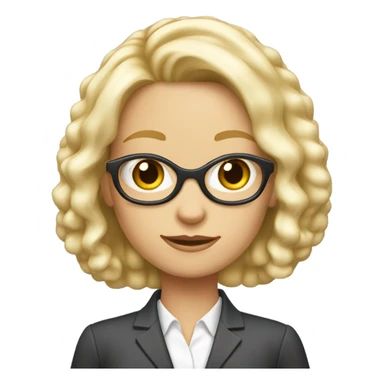 Zoomer young Banker Lady White skin sticker