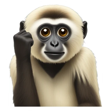 gibbon sticker
